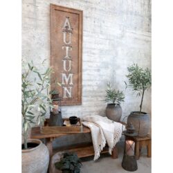 Lampion metalowy 54 cm vintage Chic Antique