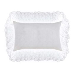 Poszewka na poduszkę z falbaną 50×80 cm Dentelle Blanc MariClo’