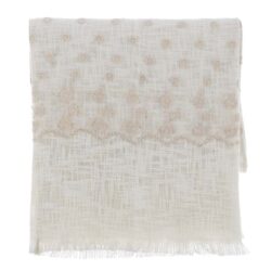 Pled z haftem 130×170 cm Dentelle Blanc MariClo’
