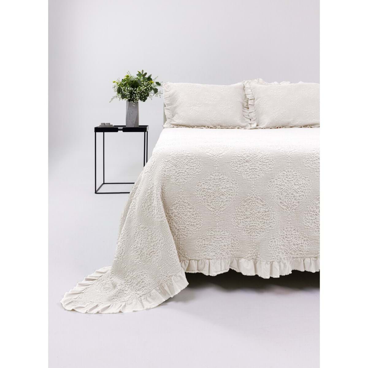 Narzuta 250x260 cm Damasco Blanc MariClo' - obrazek 3