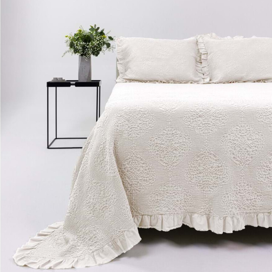 Narzuta 250x260 cm Damasco Blanc MariClo'