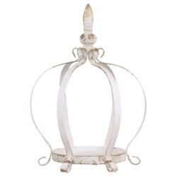 Korona ozdobna metalowa 24 cm Chic Antique