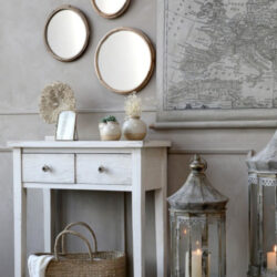 Lustro w bambusowej ramie Chic Antique
