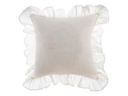 Poduszka z haftem 45x45 cm Soffio Blanc MariClo'