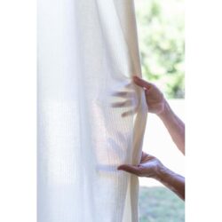 Zasłona bawełniana 150×290 cm Righe di Cotone Blanc MariClo’