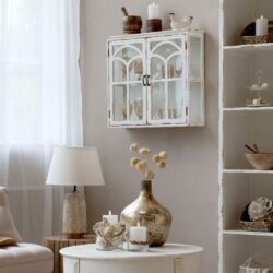 Szafka ścienna prowansalska witryna Chic Antique
