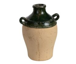 Wazon z uszami z terakoty Garden green Belldeco