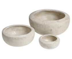 Misa z terakoty 37,5 cm Casa creme Belldeco