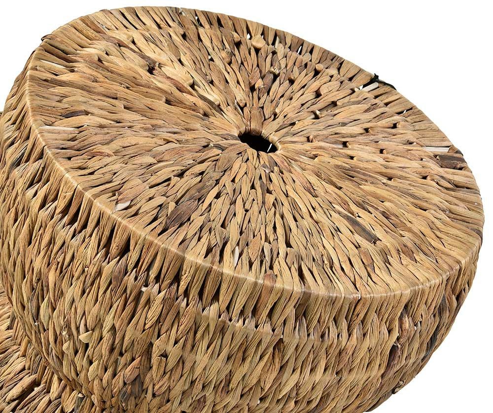 Stolik pomocniczy okrągły z trawy morskiej Belldeco - obrazek 4