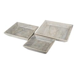Taca marmurowa Vintage komplet 3 szt. Belldeco
