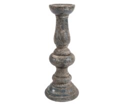 Świecznik ceramiczny Antique blue 48 cm Belldeco
