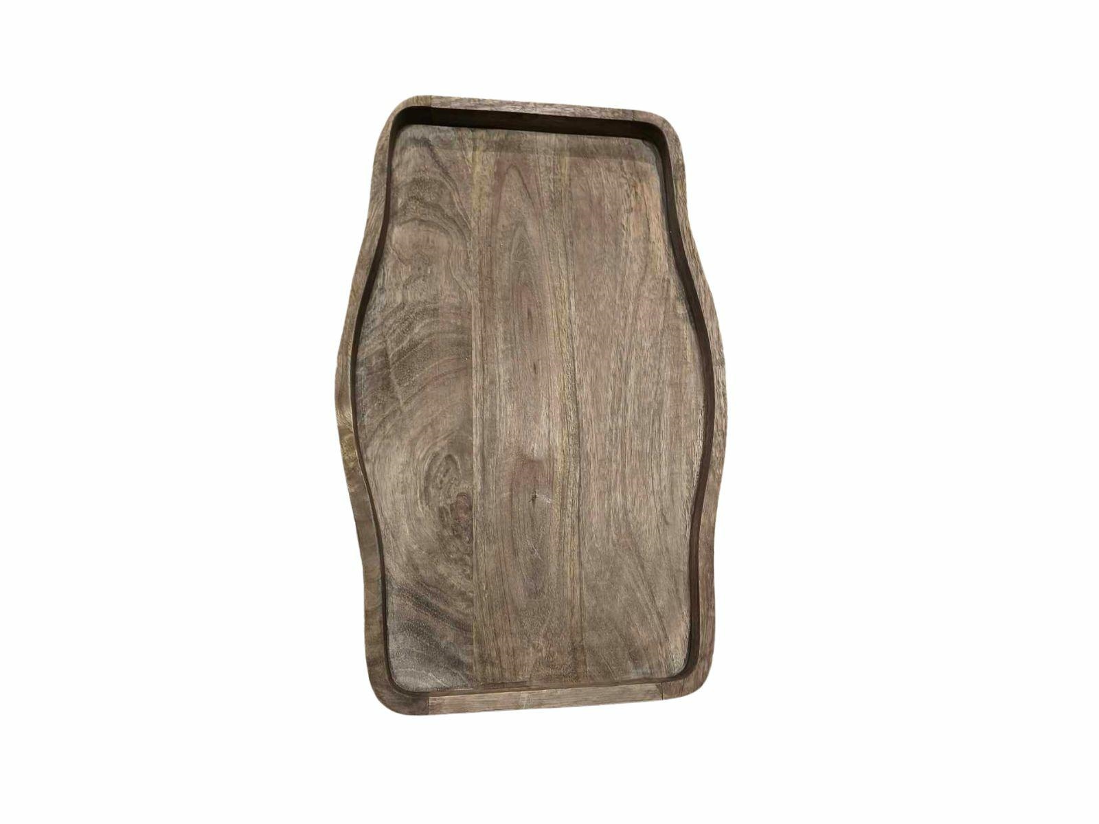 Taca Wood old surowa 45 cm Belldeco