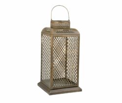 Lampion ażurowy prosty Rustic Belldeco