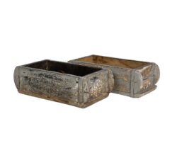 Skrzynka drewniana Wood old teak Belldeco