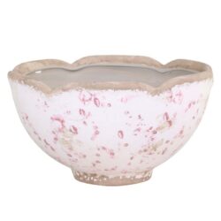Osłonka ceramiczna shabby chic w kwiaty Cannes Chic Antique