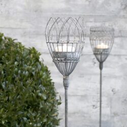 Lampion ogrodowy do wbicia w ziemię 80 cm Chic Antique