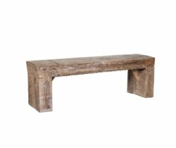 Ława z drewna tekowego dekoracyjna Wood old Belldeco